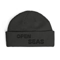 Open Seas Cuff Beanie — Embroidered Nautical Knit Hat