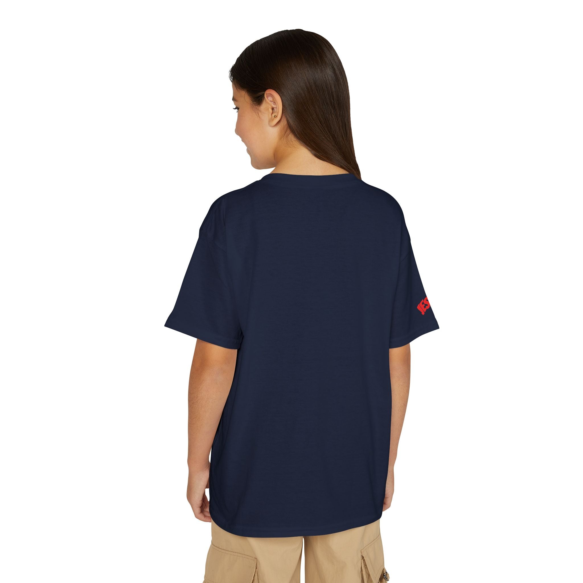 Open Seas Youth T‑Shirt — Minimal Nautical Logo Tee for Kids