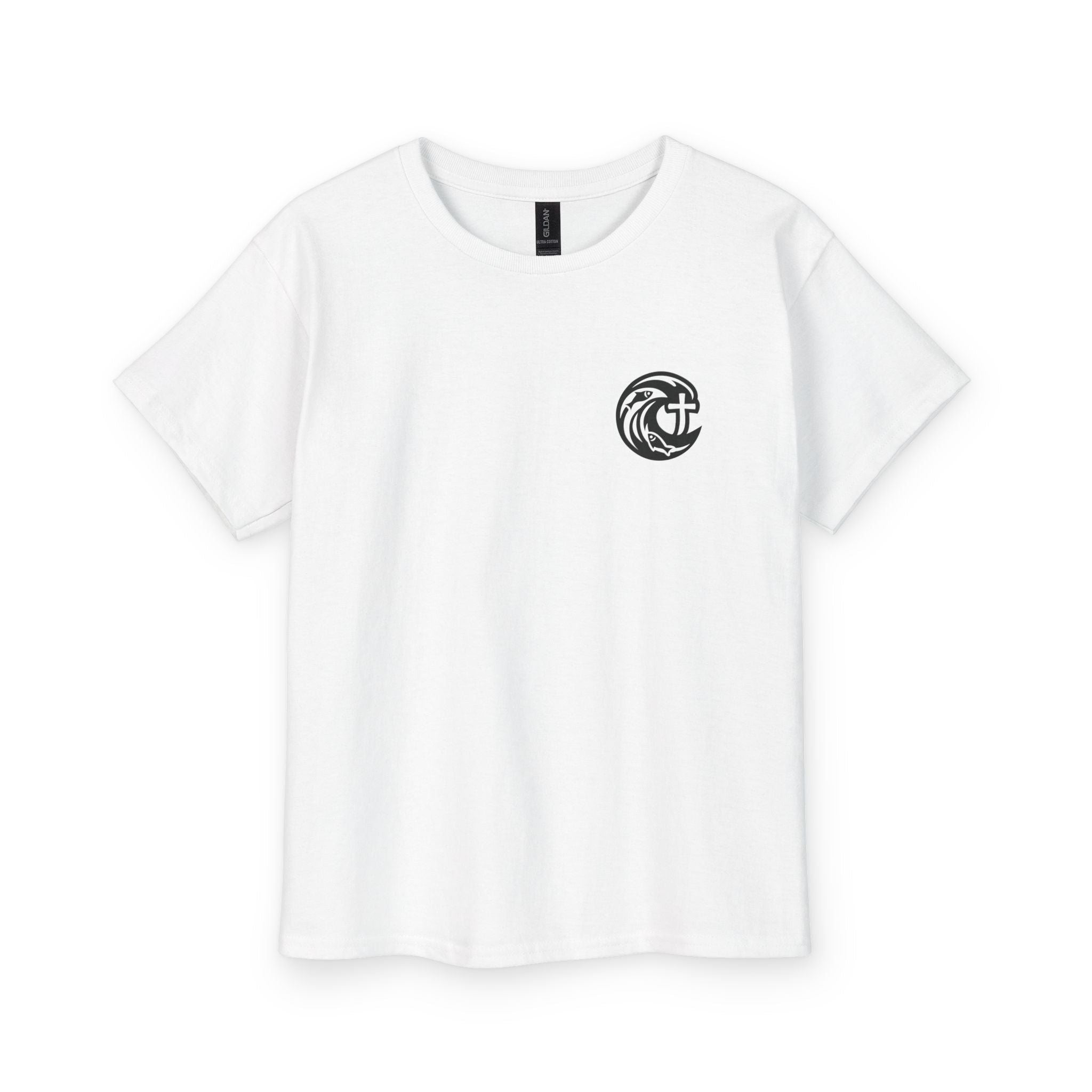 Youth Tee - "Open Seas: Walking On Water" Christian Ocean Graphic