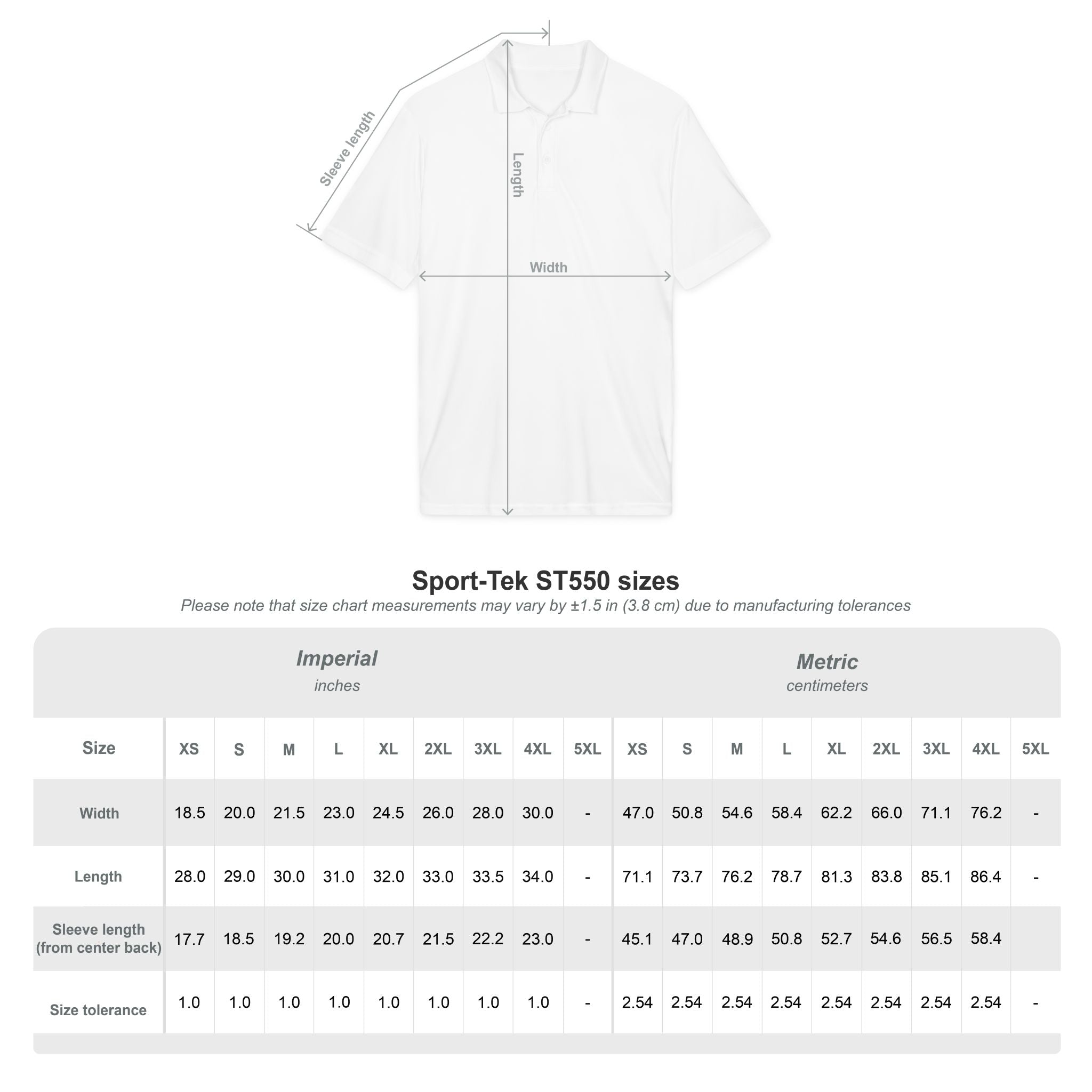 Men's Christian Wave Polo Shirt - Cross & Ocean Logo Embroidered